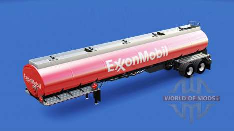 Skin ExxonMobil in the fuel tank for American Truck Simulator