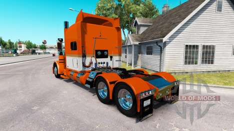 Скин Tri-State Commodities на Peterbilt 389 for American Truck Simulator