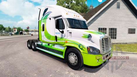 Skin Hybrid tractor Freightliner Cascadia for American Truck Simulator