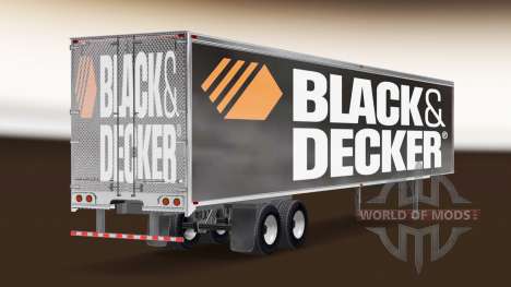 Skin Black & Decker on the trailer for American Truck Simulator