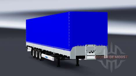 Flatbed semi-trailer Krone SDP27 for Euro Truck Simulator 2