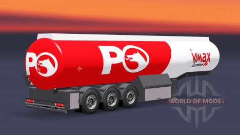 Fuel semi-trailer Petrol Ofisi for Euro Truck Simulator 2
