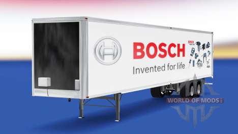 Skin Bosch on the trailer for American Truck Simulator