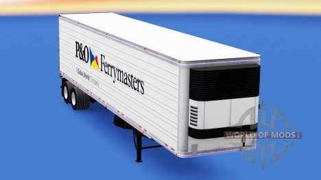 Skin P&O Ferrymasters on the trailer for American Truck Simulator
