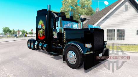 Skin Maximum Overdrive on the truck Peterbilt 38 for American Truck Simulator
