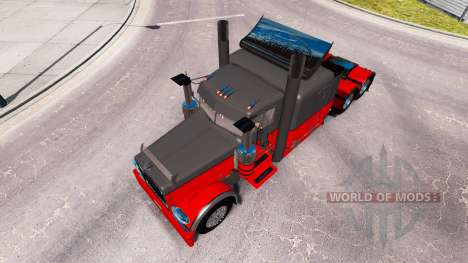 Hot rod skin for the truck Peterbilt 389 for American Truck Simulator