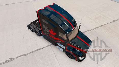 Skin Canadian Express Black truck Kenworth for American Truck Simulator