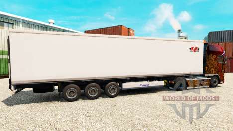 Skin KLV for semi-refrigerated for Euro Truck Simulator 2