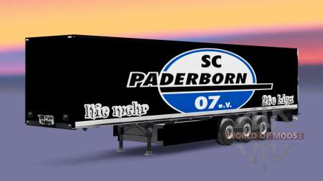 Skin SC Paderborn 07 on semi for Euro Truck Simulator 2