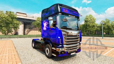 Skin ITS International Transport on tractor Scan for Euro Truck Simulator 2