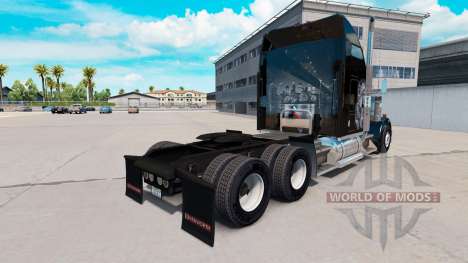 Skin Redskin v1.2 on the truck Kenworth W900 for American Truck Simulator