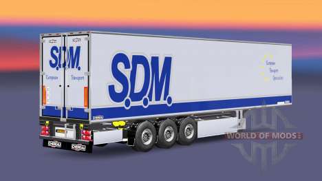 Semi-trailer refrigerator Chereau S. D. M. for Euro Truck Simulator 2