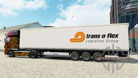 Skin Trans-o-flex semitrailer reefer for Euro Truck Simulator 2
