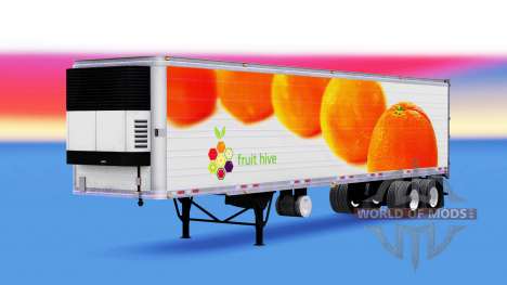 Skin Oranges on the trailer for American Truck Simulator