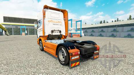 Excellence Transportes skin for Scania truck for Euro Truck Simulator 2