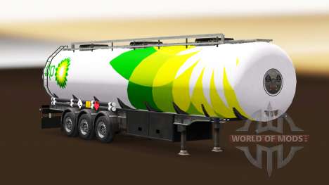 Skin BP fuel semi-trailer for Euro Truck Simulator 2