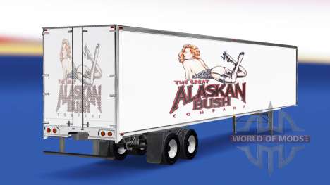 Skin Alaskan Bush Company on the trailer for American Truck Simulator