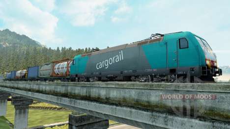 Freight trains for Euro Truck Simulator 2