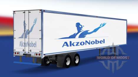 Skin AkzoNobel on the trailer for American Truck Simulator