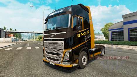 Black Gold skin for Volvo truck for Euro Truck Simulator 2