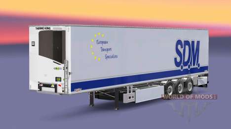 Semi-trailer refrigerator Chereau S. D. M. for Euro Truck Simulator 2