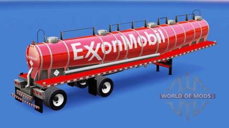 Skin ExxonMobil chemical tank for American Truck Simulator