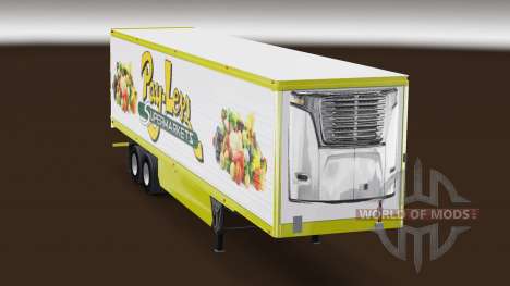 Skin Pay-Less Supermarkets on the trailer for American Truck Simulator