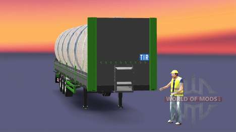 The Kögel cargo cable drums for Euro Truck Simulator 2