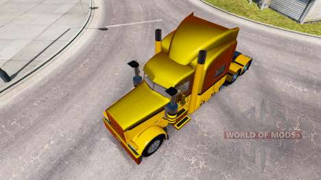 Guzman Express skin for the truck Peterbilt 389 for American Truck Simulator