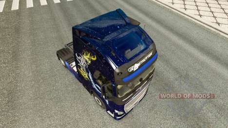 Stylish skin for Volvo truck for Euro Truck Simulator 2