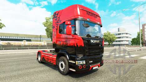 Skin Istanbul for tractor Scania for Euro Truck Simulator 2