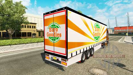 Krone curtain semi-trailer EuroGoodies for Euro Truck Simulator 2