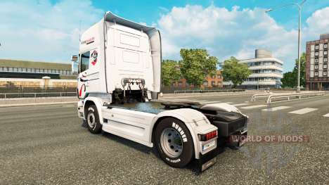 Intermarche skin for Scania truck for Euro Truck Simulator 2