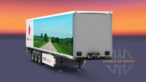Skin Star Transport on semi-trailers for Euro Truck Simulator 2