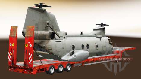 Semi carrying military equipment v1.5 for Euro Truck Simulator 2