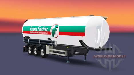 The semitrailer-tank Franz Fischer for Euro Truck Simulator 2
