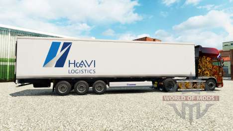 Skin HAVI Logistics for semi-refrigerated for Euro Truck Simulator 2