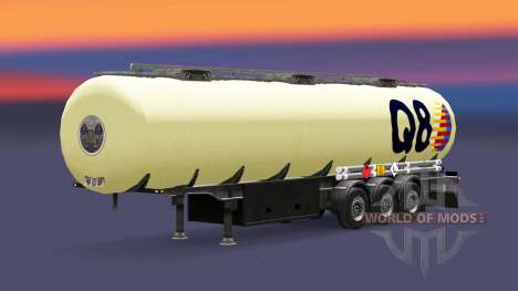 Skin Q8 fuel semi-trailer for Euro Truck Simulator 2