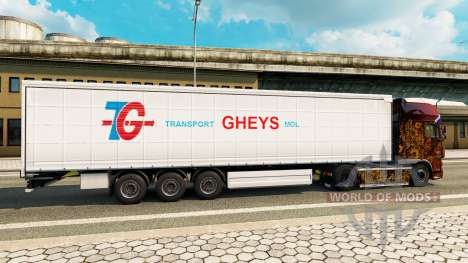 Skin Transport Gheys on semi for Euro Truck Simulator 2