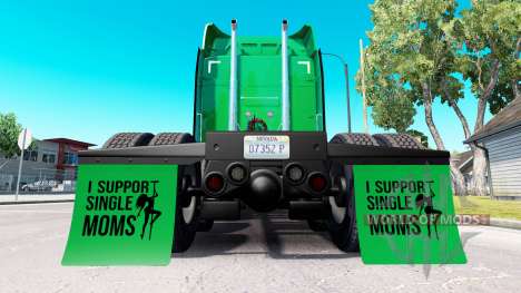 Mudguards I Support Single Moms v1.8 for American Truck Simulator