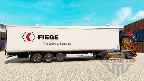 Skin Fiege Logistik for semi-refrigerated for Euro Truck Simulator 2