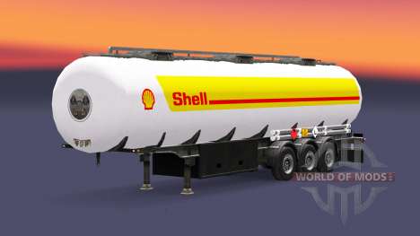 Skin Shell for fuel trailer for Euro Truck Simulator 2