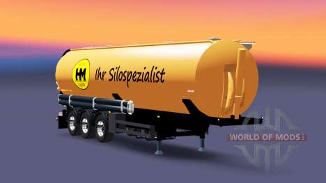 The semitrailer-tank HM Spedition & Logistik for Euro Truck Simulator 2