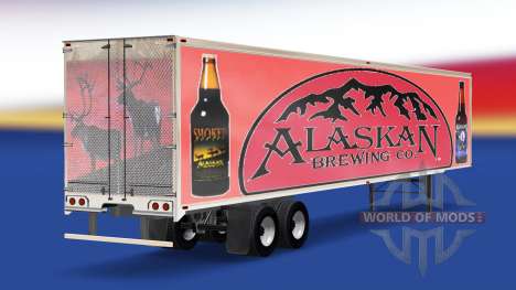Skin Alaskan Brewing Company on the trailer for American Truck Simulator