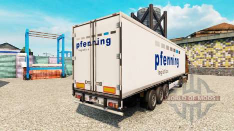 Skin Pfenning for semi-refrigerated for Euro Truck Simulator 2