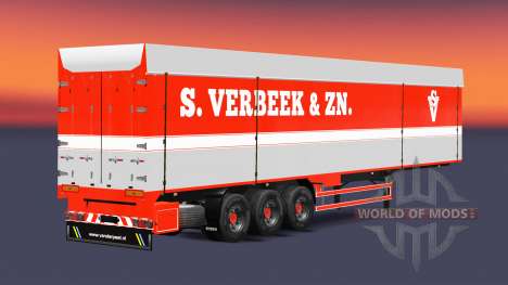 Bodex tipper semi-trailer S. Verbeek & ZN. for Euro Truck Simulator 2