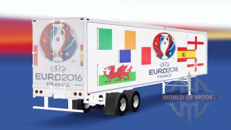 Skin Euro 2016 v3.0 on the semi-trailer for American Truck Simulator