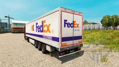 FedEx skin for trailers for Euro Truck Simulator 2