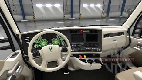 Interior Green Dial for Kenworth T680 for American Truck Simulator
