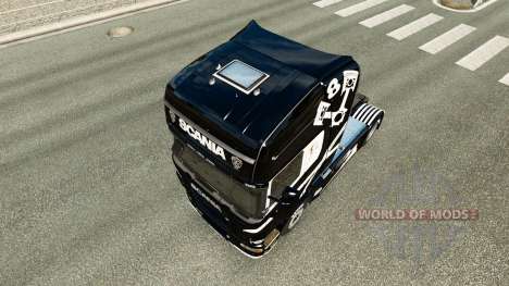 V8 skin for Scania truck for Euro Truck Simulator 2